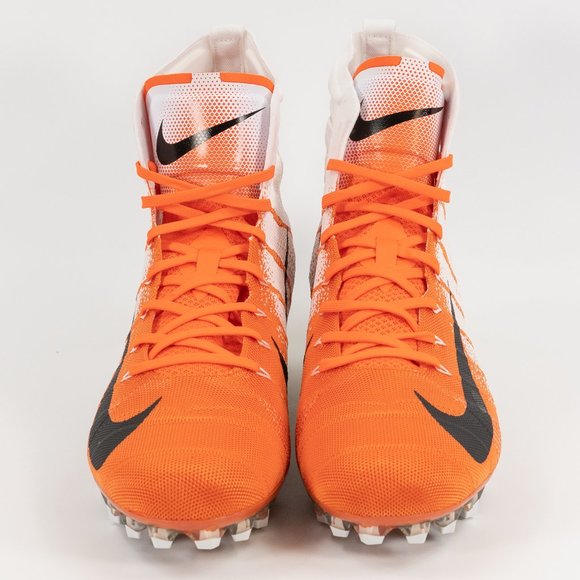 Nike Vapor Untouchable 3 Elite Flyknit Orange White AO3006-118 Football Cleats main image 4